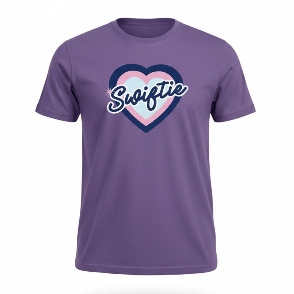 Taylor‎ Swift "Swiftie" Graphic Tee Purple Youth Large